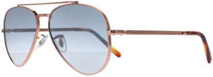 Ray-Ban Aviator Unisex Gepolijst Roségoud Blauw Kleurverloop RB3625 New Aviator - maat