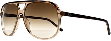 Ray-Ban Bill RB2198 129251 gepolijst havana op transparant bruin lichtbruin gradiënt zonnebril