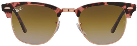 Ray-Ban Clubmaster Fleck Gepolariseerd Ray-Ban , Brown , Dames - 49 Mm,51 MM
