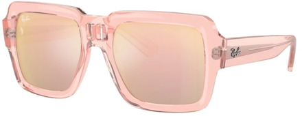Ray-Ban Iconische Zonnebrillencollectie Ray-Ban , Pink , Dames - 54 MM