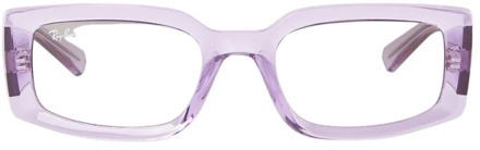 Ray-Ban Kiliane Organische zonnebril - Tijdloze stijl en functionaliteit Ray-Ban , Purple , Unisex - ONE Size