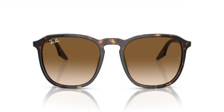 Ray-Ban Lichtbruin Acetaat Zonnebril Ray-Ban , Brown , Dames - 55 Mm,52 MM