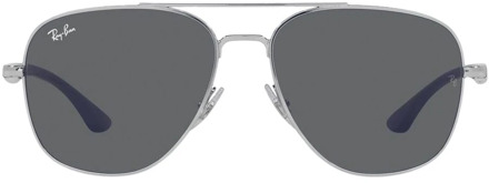 Ray-Ban RB 3683 Zonnebril - Zilver/Grijs Ray-Ban , Gray , Heren - 56 MM