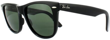 Ray-Ban RB2140 Original Wayfarer 901/58 Zonnebril - Black/Green Classic G-15 - Polarized - 54mm