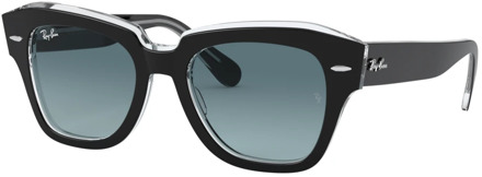 Ray-Ban Rb2186 Zonnebril State Street Gepolariseerd State Street Gepolariseerd Ray-Ban , Black , Dames - 52 Mm,49 MM