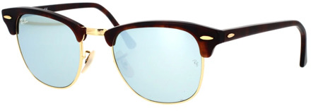 Ray-Ban RB3016 114530 - Clumaster (Flash) - zonnebril - Tortoise-Goud / Zilver Flash - 51mm