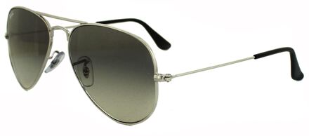Ray-Ban RB3025 003/32 - Aviator (Gradiënt) - zonnebril - Zilver / Lichtgrijs Gradiënt - 55mm
