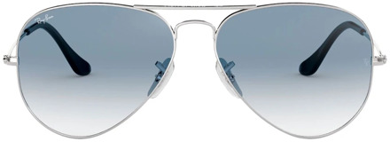 Ray-Ban RB3025 003/3F - Aviator (Gradient) - zonnebril - Zilver / Lichtblauw Gradiënt - 62mm