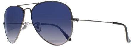 Ray-Ban RB3025 004/78 - Aviator (Gradient) - zonnebril - Staalgrijs / Blauw/Grijs Gradiënt - Gepolariseerd - 58mm