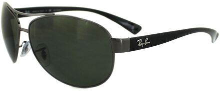 Ray-Ban RB3386 004/9A - zonnebril - Staalgrijs-Zwart / Groen Klassiek G-15 - Gepolariseerd - 63mm