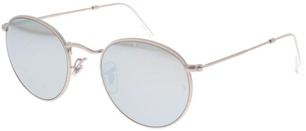 Ray-Ban RB3447 019/30 - Round Metal (Flash Lenses) - Zilver/Zilver Flash - 50mm