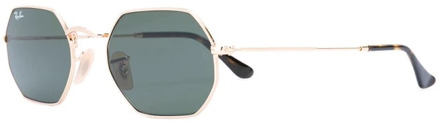 Ray-Ban RB3556N 001 Goud-Groen G15