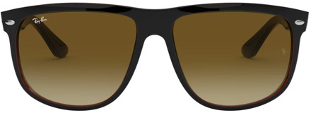 Ray-Ban RB4147 609585 - zonnebril - Top Black On Brown/Brown Gradient - 60mm