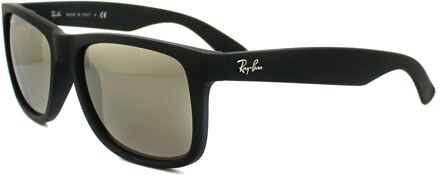 Ray-Ban RB4165 622/5A - Justin (Color Mix) - zonnebril - Zwart / Goud Spiegel - 55mm