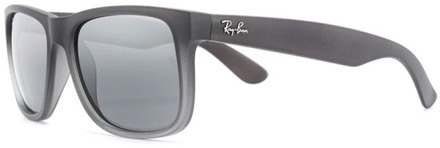 Ray-Ban RB4165 852/88 - Justin (Classic) - zonnebril - Grijs / Zilver Gradiënt Spiegel - 51mm