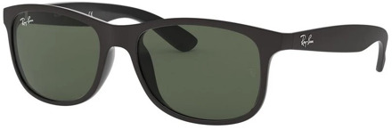 Ray-Ban RB4202 606971 - zonnebril - Andy - Mat zwart/Groen Klassiek - 55mm