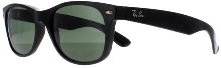 Ray-Ban Rechthoek Unisex Zwart G-15 Groen RB2132 - One Size