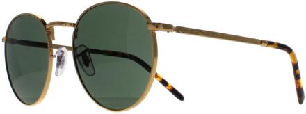 Ray-Ban Rond Unisex Goud Groen RB3637 Nieuw Rond