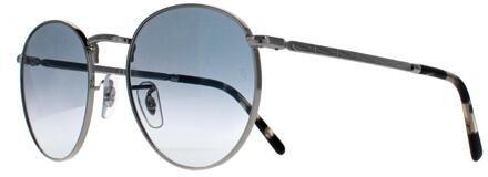 Ray-Ban Rond Unisex Zilver Blauw Gradiënt RB3637 Nieuw Rond - maat