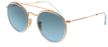 Ray Ban Round Double Bridge zonnebril RB3647N 9123/3M