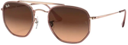 Ray-Ban Stijlvolle Acciaio Zonnebril - 3648M Sole Ray-Ban , Yellow , Unisex - 52 MM