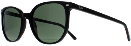 Ray-Ban Vierkant Unisex Gepolijst Zwart G15 Groen RB2197 Elliot - maat