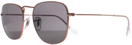 Ray-Ban Vierkant Unisex Roségoud Donkergrijs RB3857 Frank - One Size