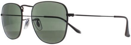 Ray-Ban Vierkant Unisex Zwart G-15 Groen RB3857 Frank - One Size