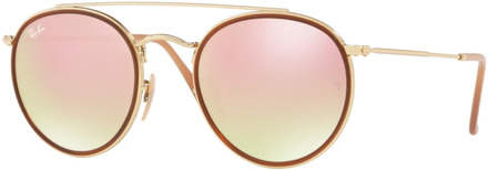 Ray-Ban zonnebril 0RB3647N goud/roze Bruin - 51