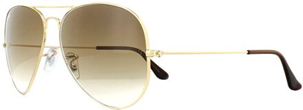 Ray-Ban Zonnebril Aviator 3025 Goud Bruin Verloop 001/51 - One Size