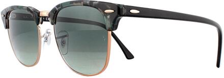 Ray-Ban Zonnebril Clubmaster 3016 125571 Spotted Grijs Groen Donker Grijs Verloop
