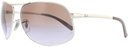Ray-Ban Zonnebril RB3387 003/68 Zilver Bruin Verloop - One Size