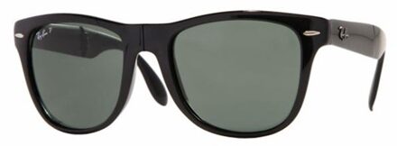 Ray-Ban Zonnebril Vouwbare Wayfarer 4105 Zwart Groen Gepolariseerd 601/58 54mm - maat