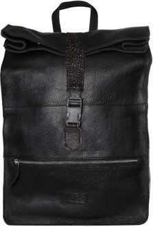 Raya Gobi Backpack mini dots reverse damestas luiertas rugzak Zwart - H 45 x B 32 x D 12 cm