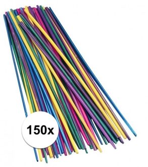 Rayher hobby materialen 150 gekleurde knutsel strorietjes 22 cm