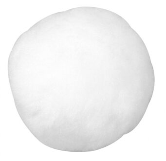 Rayher hobby materialen 20x knutsel pompons 38 mm wit - hobby materialen en knutselen