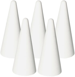 Rayher hobby materialen 25x Beschilderbare kegels van piepschuim