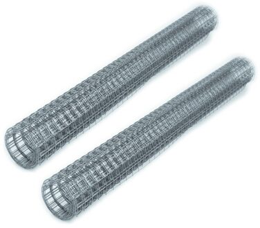 Rayher hobby materialen 2x Kippengaas 100 x 50 cm - Gaasdraad / Gaas  - Creatief hobby materiaal - Gips/papier mache vormen maken