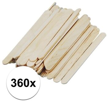 Rayher hobby materialen 360x houten knutsel stokjes 11 cm