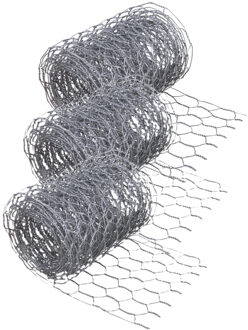 Rayher hobby materialen 3x Kippengaas 2,45 meter