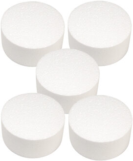 Rayher hobby materialen 5x Knutselen piepschuimen schijven 15 cm