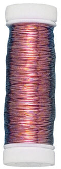 Rayher hobby materialen Bloemendraad of ijzerdraad - koper - 0.4 mm dik - 100 meter snoer - metaaldraad