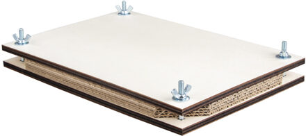 Rayher hobby materialen Bloemenpers/bladerenpers van hout - 21 x 30 cm - Hobby materiaal - Drogen van blaadjes/bloemetjes