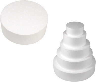 Rayher hobby materialen Bruidstaart maken piepschuim schijf - dia 20 cm