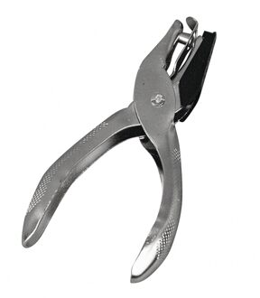 Rayher hobby materialen Gaatjestang - 1,5 mm - gaatjesmaker - tang om gaatjes te maken Grijs