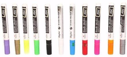 Rayher hobby materialen Gekleurde stift voor op krijtbrod