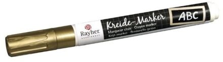 Rayher hobby materialen Gouden raamstift op waterbasis - Hobby viltstiften Goudkleurig