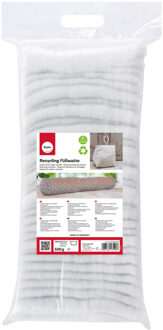 Rayher hobby materialen Hobby vulmateriaal wattevlies - wasbaar - voor knuffels/kussens/kleding - 500 gram - polyester Wit