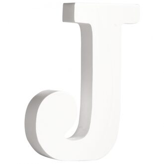 Rayher hobby materialen Houten letter J 11 cm