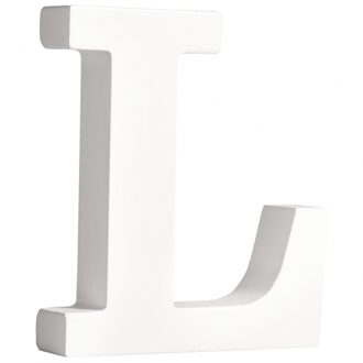 Rayher hobby materialen Houten letter L 11 cm